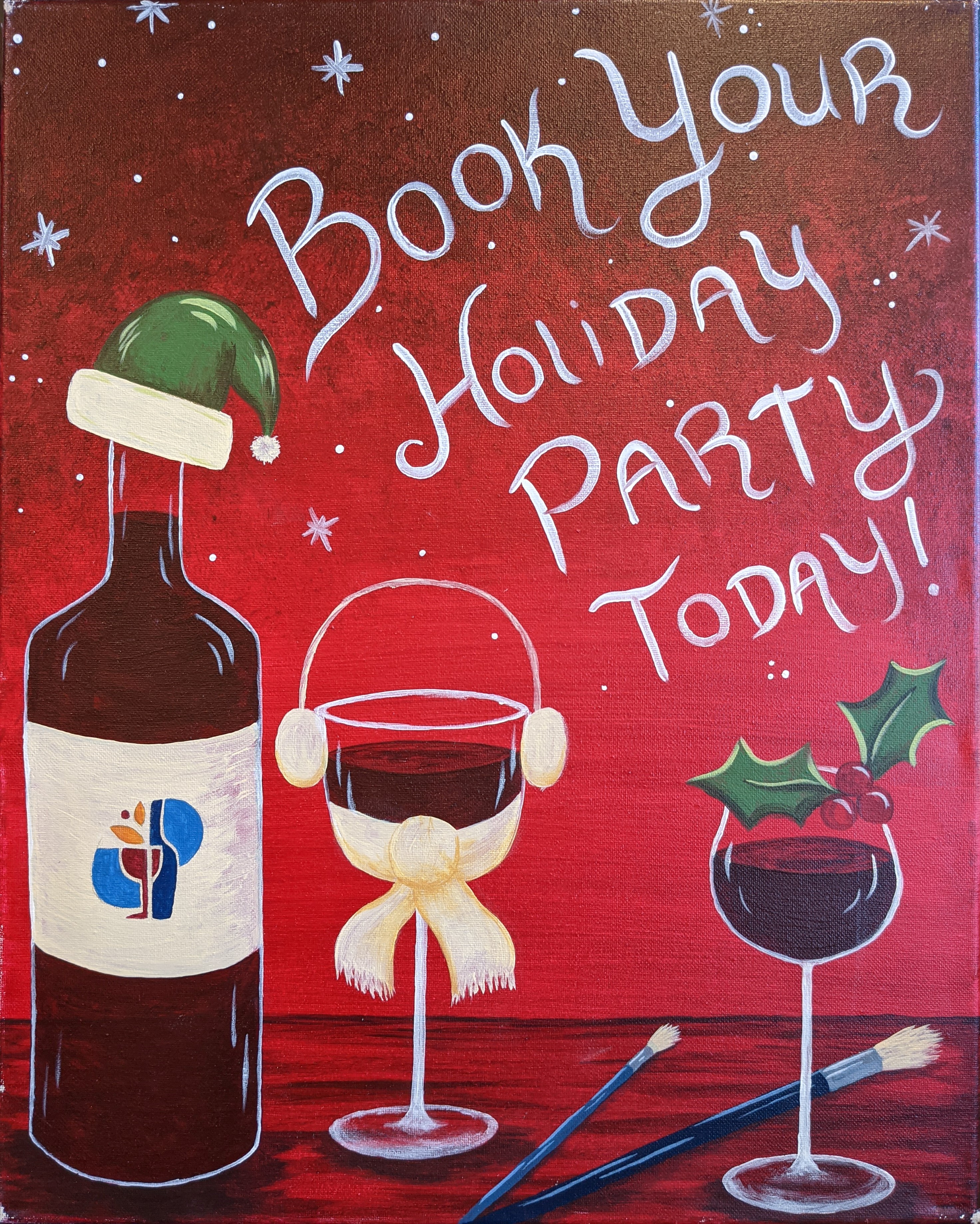 Book Your Company Party With Us!  Reserve a Room or Plan a Paint Event! 
